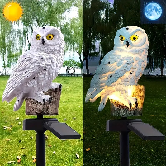🦉 Lampa solarna w kształcie sowy – zapewnij ciepłe światło w swoim ogrodzie