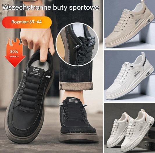 💖👟【39-44】🌹2025 Męskie oddychające skórzane buty biznesowe casualowe Męskie buty pojedyncze trampki, codzienne uniwersalne