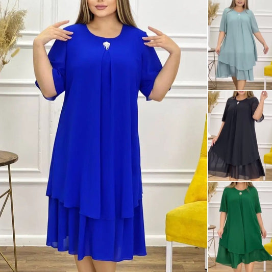 🔥【Kup 1 i otrzymaj 1 gratis】【S-5XL】 ❤️2025 Nowe wysokiej jakości sukienki szyfonowe