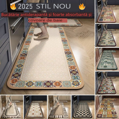 💥💥【40*60+40*120cm】【Tylko teraz: -40%】Maty antypoślizgowe i bardzo chłonne do kuchni i łazienki