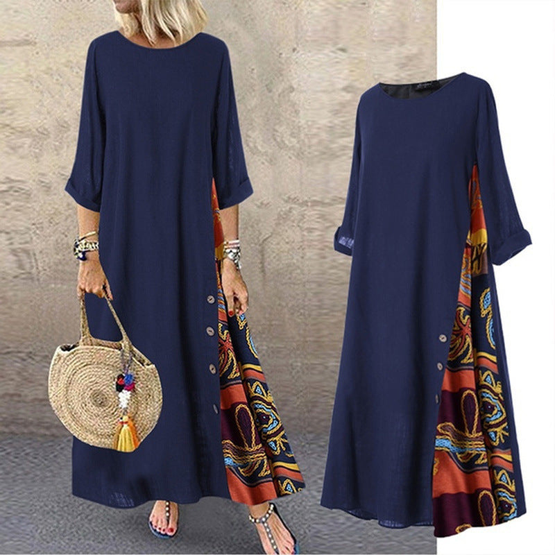 【M-5XL】2025Ženska moderna vintage haljina