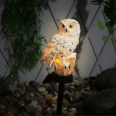 🦉 Lampa solarna w kształcie sowy – zapewnij ciepłe światło w swoim ogrodzie