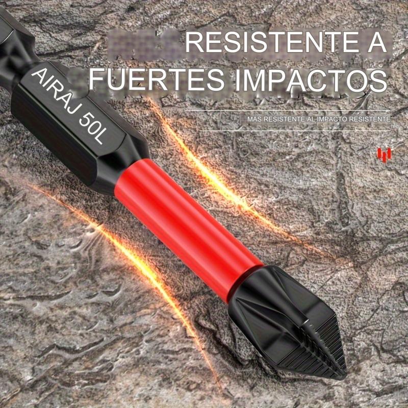 🔥【Paquete de 6】 cabeza de destornillador Phillips, juego Hexagonal de herramientas de destornillador eléctrico de alta dureza de acero de tungsteno antideslizante fuerte