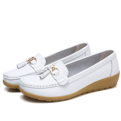 😍【35-44】 Zapatos de cuero para mujer de moda primavera-verano 2025 nuevos