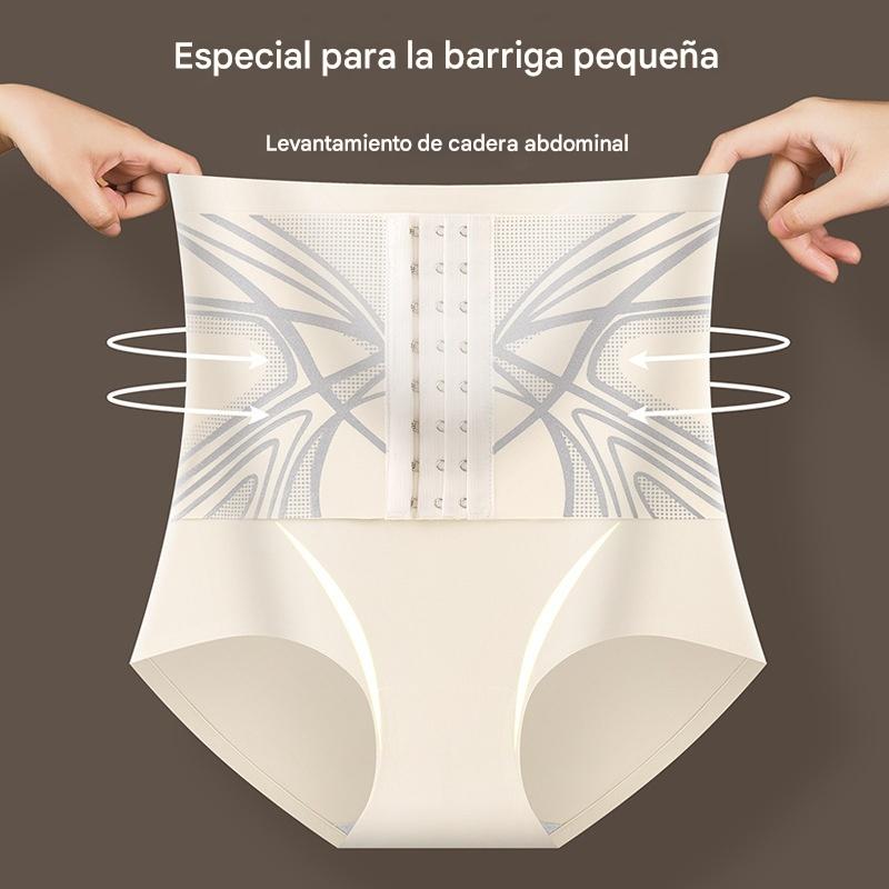 🥰😍【Paquete de 2-(precio medio 14.5 euros)】Cintura alta, botones, glúteos fuertes para control de barriga, bragas moldeadoras