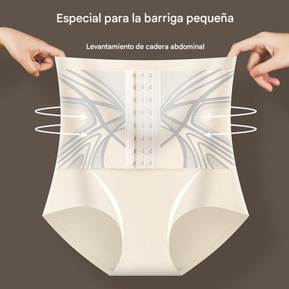 🥰😍【Paquete de 2-(precio medio 14.5 euros)】Cintura alta, botones, glúteos fuertes para control de barriga, bragas moldeadoras